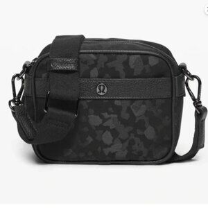 Lululemon Now and Always Crossbody Mini 3L Fragment Camo Jacquard Black